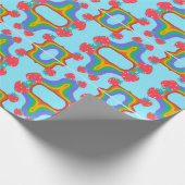 Erdbeermuster Geschenkpapier (Ecke)