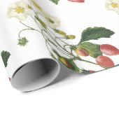 Erdbeermuster Geschenkpapier (Rolleneckpunkt)