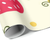 Erdbeermuster Geschenkpapier (Rolleneckpunkt)