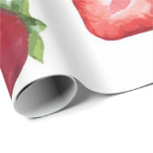 Erdbeermuster Geschenkpapier (Rolleneckpunkt)