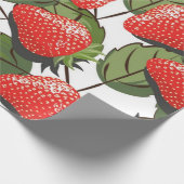 Erdbeermuster Geschenkpapier (Ecke)