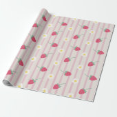 Erdbeermuster-Geschenkpapier Geschenkpapier (Ungerollt)