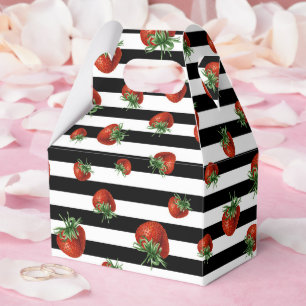 Erdbeermuster Geschenkschachtel