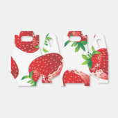 Erdbeermuster Geschenkschachtel (Ungefaltet)