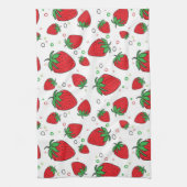 Erdbeermuster Geschirrtuch (Vertikal)