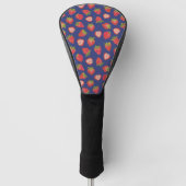 Erdbeermuster Golf Headcover (Vorderseite)