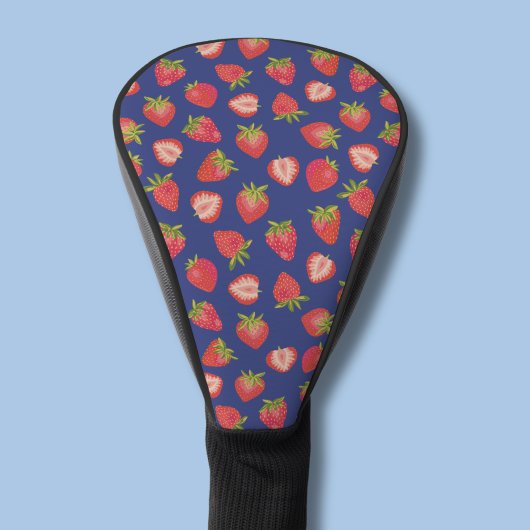 Erdbeermuster Golf Headcover