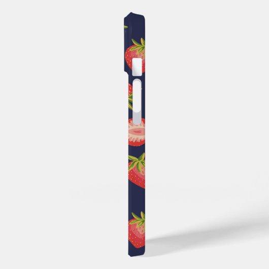 Erdbeermuster im Sommer Case-Mate iPhone Hülle (Rückseite / Links)