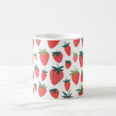 Erdbeermuster Kaffeetasse (Mittel)