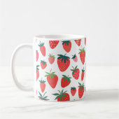 Erdbeermuster Kaffeetasse (Links)