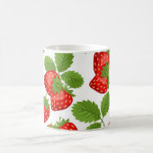 Erdbeermuster Kaffeetasse (Mittel)