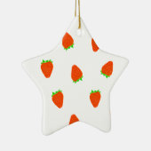 Erdbeermuster Keramikornament (Rechts)