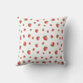 Erdbeermuster Kissen (Rückseite)