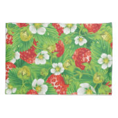 Erdbeermuster Kissenbezug (Rückseite)