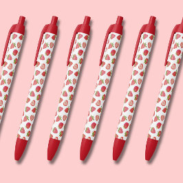 Erdbeermuster Kugelschreiber
