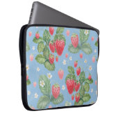 Erdbeermuster Laptopschutzhülle (Vorne Rechts)