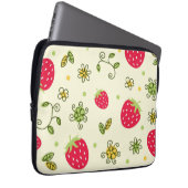 Erdbeermuster Laptopschutzhülle (Vorne Rechts)