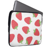 Erdbeermuster Laptopschutzhülle (Vorne Rechts)