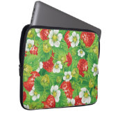 Erdbeermuster Laptopschutzhülle (Vorne Rechts)