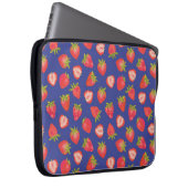 Erdbeermuster Laptopschutzhülle (Vorne Rechts)