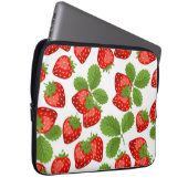 Erdbeermuster Laptopschutzhülle (Vorne Rechts)