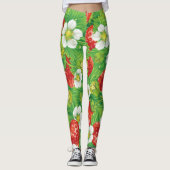 Erdbeermuster Leggings (Vorderseite)