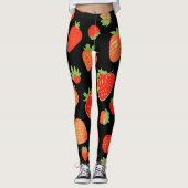 Erdbeermuster Leggings (Vorderseite)