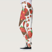 Erdbeermuster Leggings (Links)