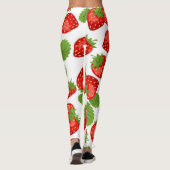Erdbeermuster Leggings (Rückseite)
