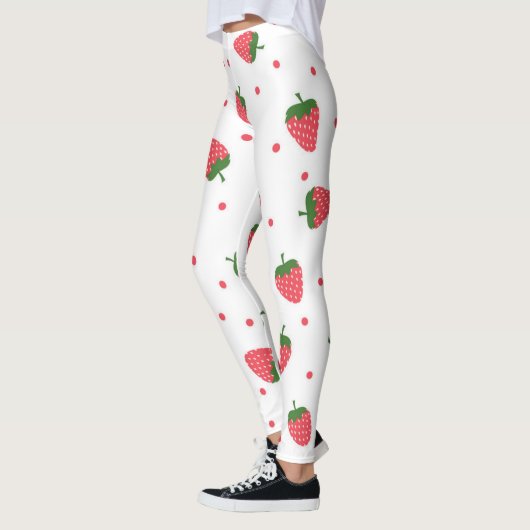 Erdbeermuster Leggings (Links)