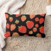 Erdbeermuster Lendenkissen (Decke)