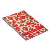 Erdbeermuster mit benutzerdefiniertem Namen oder N Notizblock (Rechte Seite)