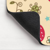Erdbeermuster Mousepad (Ecke)