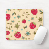 Erdbeermuster Mousepad (Mit Mouse)