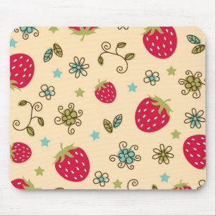 Erdbeermuster Mousepad