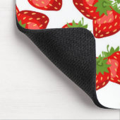 Erdbeermuster Mousepad (Ecke)