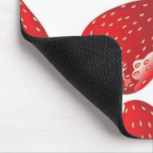Erdbeermuster Mousepad (Ecke)