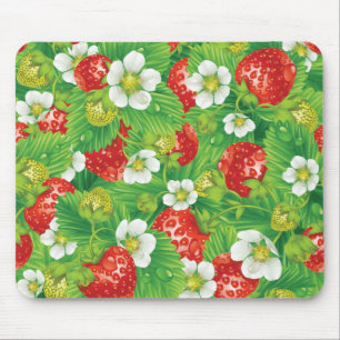 Erdbeermuster Mousepad