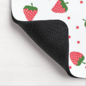 Erdbeermuster Mousepad (Ecke)