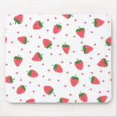 Erdbeermuster Mousepad (Vorne)