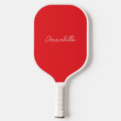 Erdbeermuster Pickleball Schläger (Rückseite)
