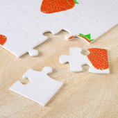 Erdbeermuster Puzzle (Seite)