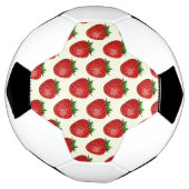 Erdbeermuster, Rote Erdbeeren, Obst, Leaf Fußball (Gedreht)