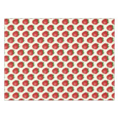 Erdbeermuster, Rote Erdbeeren, Obst, Leaf Tischdecke (Vorderseite (Horizontal))