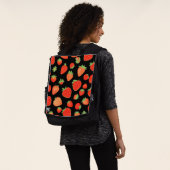 Erdbeermuster Rucksack (Ausgewaschen)