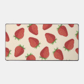 Erdbeermuster Schreibtischunterlage (Vorderseite)