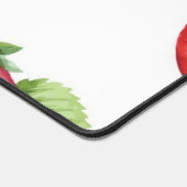 Erdbeermuster Schreibtischunterlage (Ecke)