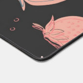 Erdbeermuster Schreibtischunterlage (Ecke)