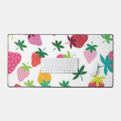 Erdbeermuster Schreibtischunterlage (Tastatur & Maus)