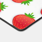 Erdbeermuster Schreibtischunterlage (Ecke)